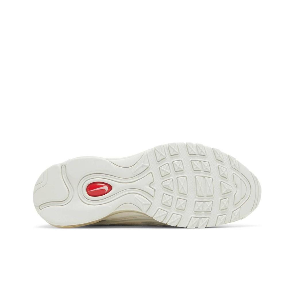 Supreme x Nike Air Max 98 TL SP Белые Унисекс Кроссовки Металлик-Серебристый Парус DR1033-100