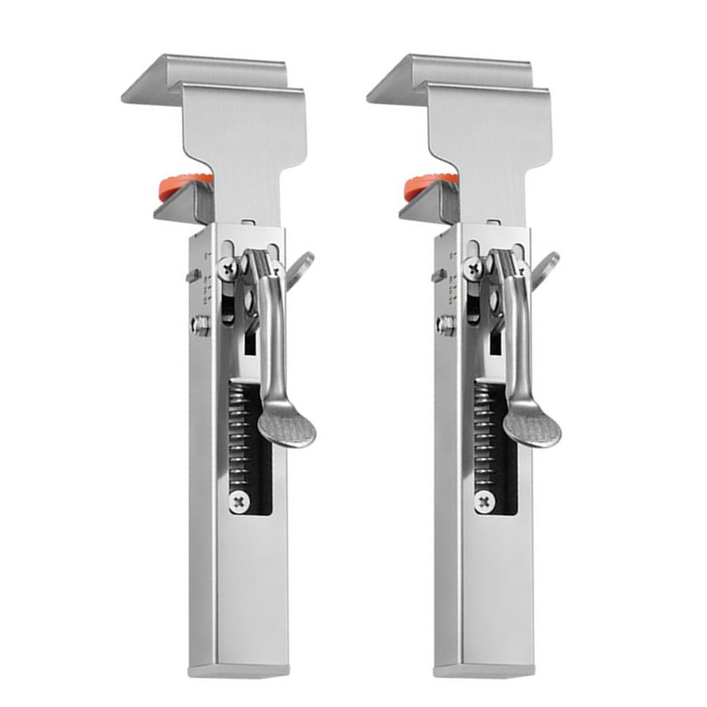 Регулируемые органайзеры для ящиков, зажимы, надежные крепления для использования дома и в офисе, прочные материалы из нержавеющей стали