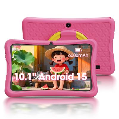 HCNCP HD Экран Детский Android Образовательный Двойной Защитный Чехол 10,1-дюймовый Планшет, 15, Четырехъядерный Процессор, 6 ГБ + 32 ГБ ОЗУ, Предустановленные Приложения, 2 МП + 5 МП