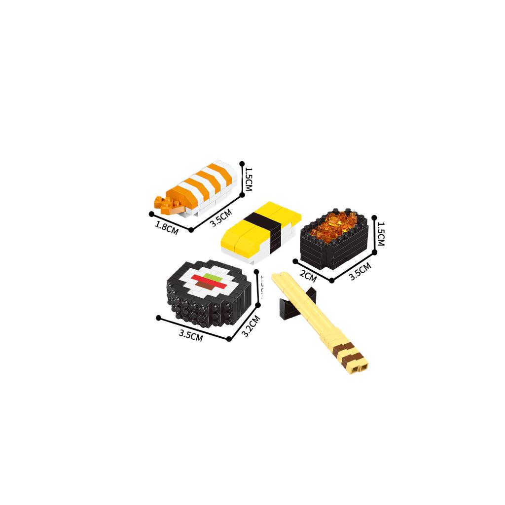 KNEW BUILT Картофель фри Кола Торт 16 видов разноцветной еды Микро Мини Строительные блоки Игрушки - Идеально для детского веселья Праздничные подарки