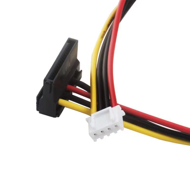 Кабель питания ITX SATA 15-контактный на маленький 4-контактный female Преобразователь PH2.0mm XH2.54mm Разъем для материнской платы ПК Компьютера Адаптер провода питания
