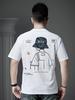 European Goods 2025 New Trendy Brand Cartoon Print Short-Sleeved T-Shirt Men's Round Neck Casual Top Summer Half-Sleeved T-Shirt