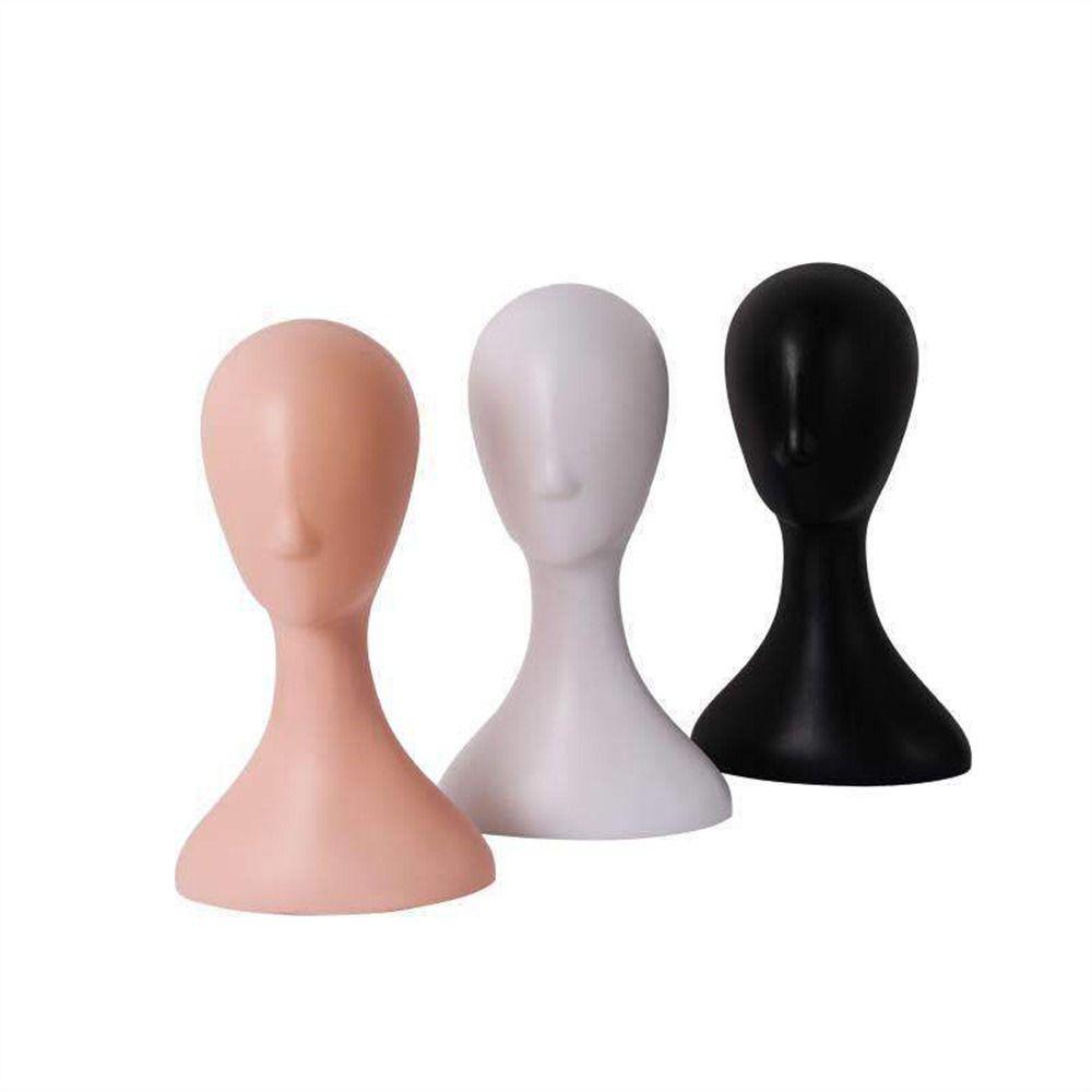 Wide Display Stand Glasses Hat Head Model Display Stand Plastic Mannequin Women's Model Wig Holder