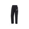 Li Ning Basketball Series Loose Fit Mid Rise Knit Sports Pants Men Bottoms Black AKLU205-1
