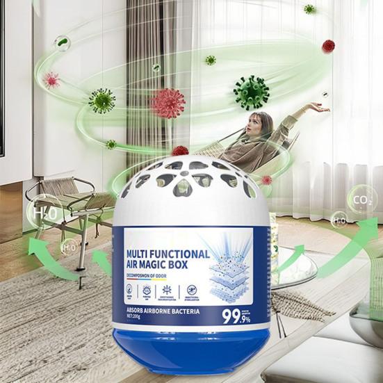 1/2 шт. Коробка для очистки воздуха и удаления пыли Долговечный освежитель воздуха Многофункциональный очиститель воздуха на растительной основе Очиститель Автоматический сбор пыли