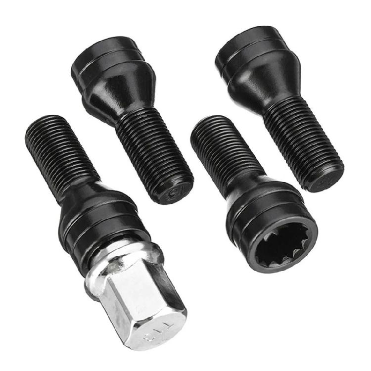 Коррозионностойкий винт для колеса M14x1.25 36136776076 Для F30 F32 F33 F34 F36 F45 F48 F55 F56 F57 F60 R54 R55 R56 R57 R58