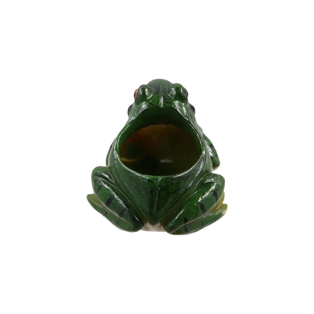 Breathable Frog Succulent Plant Pots Resin Plant Planter Durable Frog Flower Pot Indoor