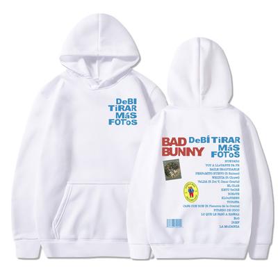 DTMF Debí Tirar Más Fotos толстовки с капюшоном для альбома Bad Bunny Singer, толстовки для мужчин и женщин, одежда, пуловеры, подарок для фанатов