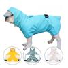 Teddy Golden Dog Clothes Egg Olk Man PU водонепроницаемая куртка дождевик для собак товары для животных водонепроницаемый для улицы