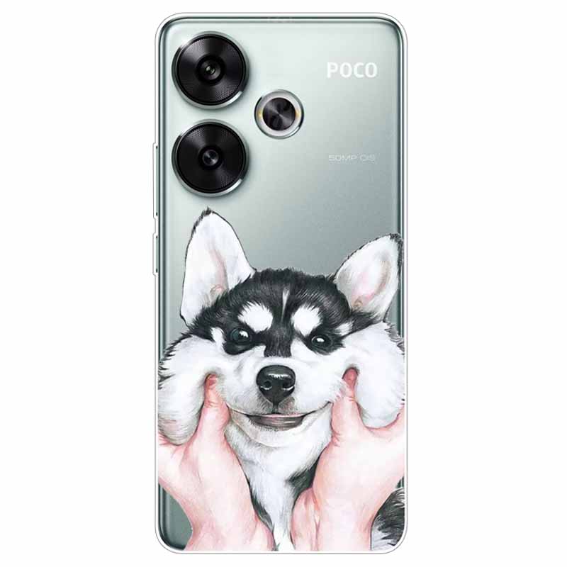 Для Xiaomi Poco F6 Чехлы Мягкие Прозрачные ТПУ Силиконовые Задние Крышки Телефона Для Xiaomi Poco F5 Чехлы Redmi Turbo 3 Прозрачные Защитные