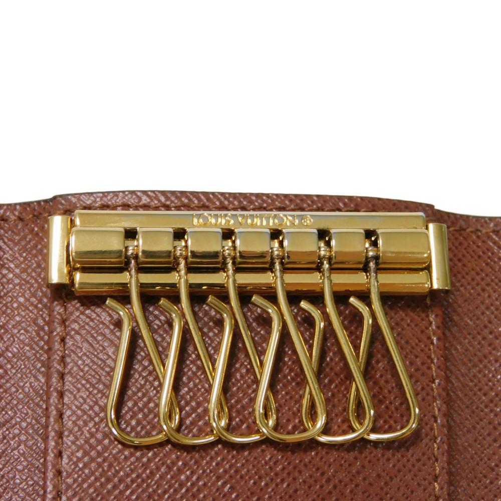 Used 12564 Multicles 6 M62630 7949 Current LV Logo Flower 6-Row Brown New RFID IC Chip Monogram Armagnac Unisex from