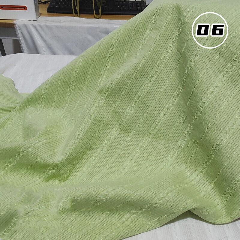 Хлопок Жаккард Полоска Дышащая Мягкая Одежда Кожевенный Дружелюбный Ткань DIY Платье Москитная Сетка Пэчворк Рукоделие Одежда Поставки