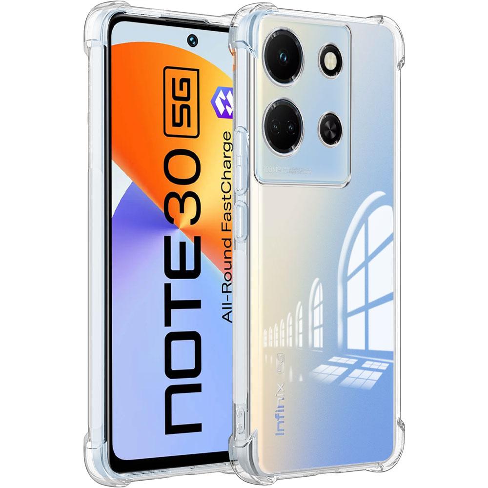Для Infinix Smart 9 8 7 6 Note 30 40 Pro Plus 12 11 Pro VIP Zero 30 40 GT 20 Pro Чехол Прозрачный Мягкий Силиконовый Ударопрочный Защитный Чехол