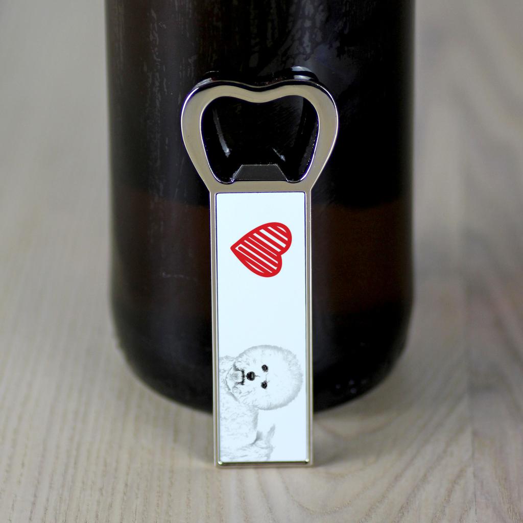 Bichon Frise, Tenerife Dog - Otwieracz Do Butelek Z Psem, Personalizowany Otwieracz Na Lodówkę, Wyjątkowy Upominek Dla Mężczyzny Marki Art-Dog