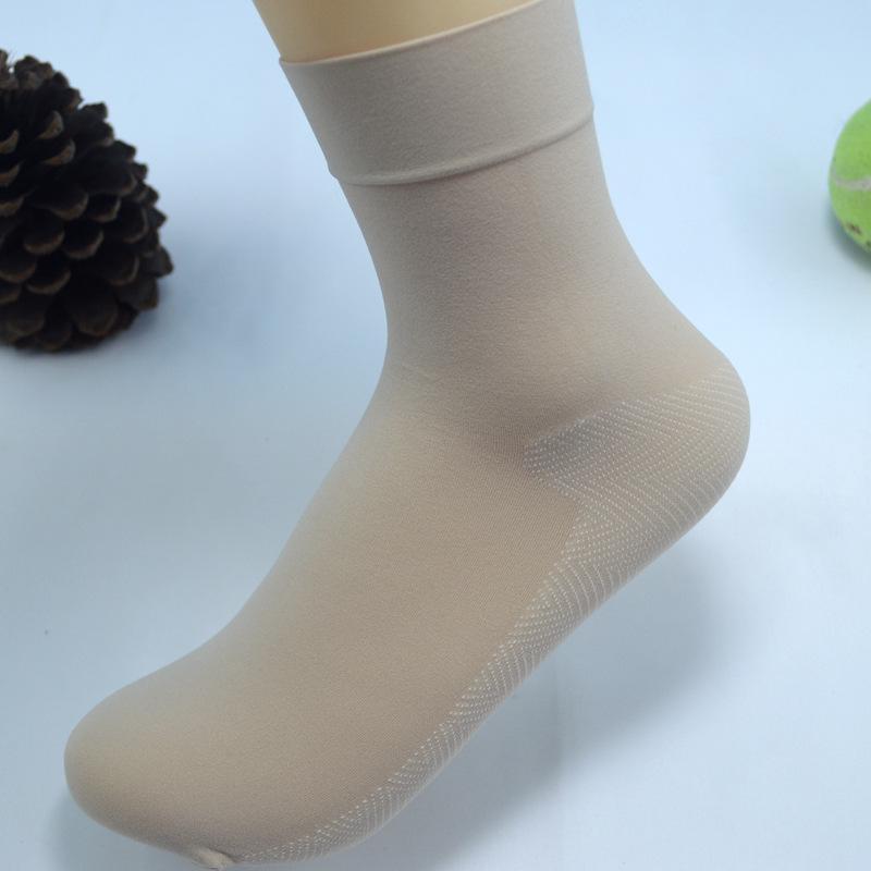 Женские дышащие бархатные сетчатые носки с хлопковой подошвой, устойчивой к зацепкам