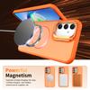 KEYSION Матовый чехол-подставка для телефона с покрытием Soft-touch для Samsung A54 5G A34 A14 4G 5G, магнитная противоударная задняя крышка для Galaxy A04S