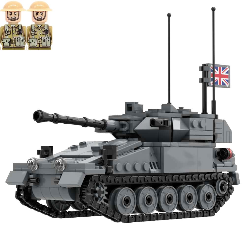 Военный Конструктор Игрушка Легкий Танк FV107 Scimitar Набор Армейских Кирпичиков