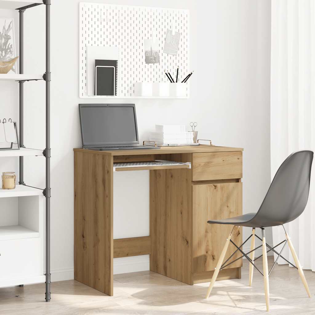 Artisan Oak Desk 86 x 49 x 76 cm Particleboard