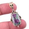Подарочный двухцветный кулон Ruby In Zoisite из стерлингового серебра 925 пробы, созданный в лаборатории, 1,50 дюйма I2P47