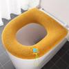 1PC Universal Toilet Seat Cushion Four Seasons Thickened Toilet Cover Knitted Washable Household Toilet Seat 5 Colors To Choose from