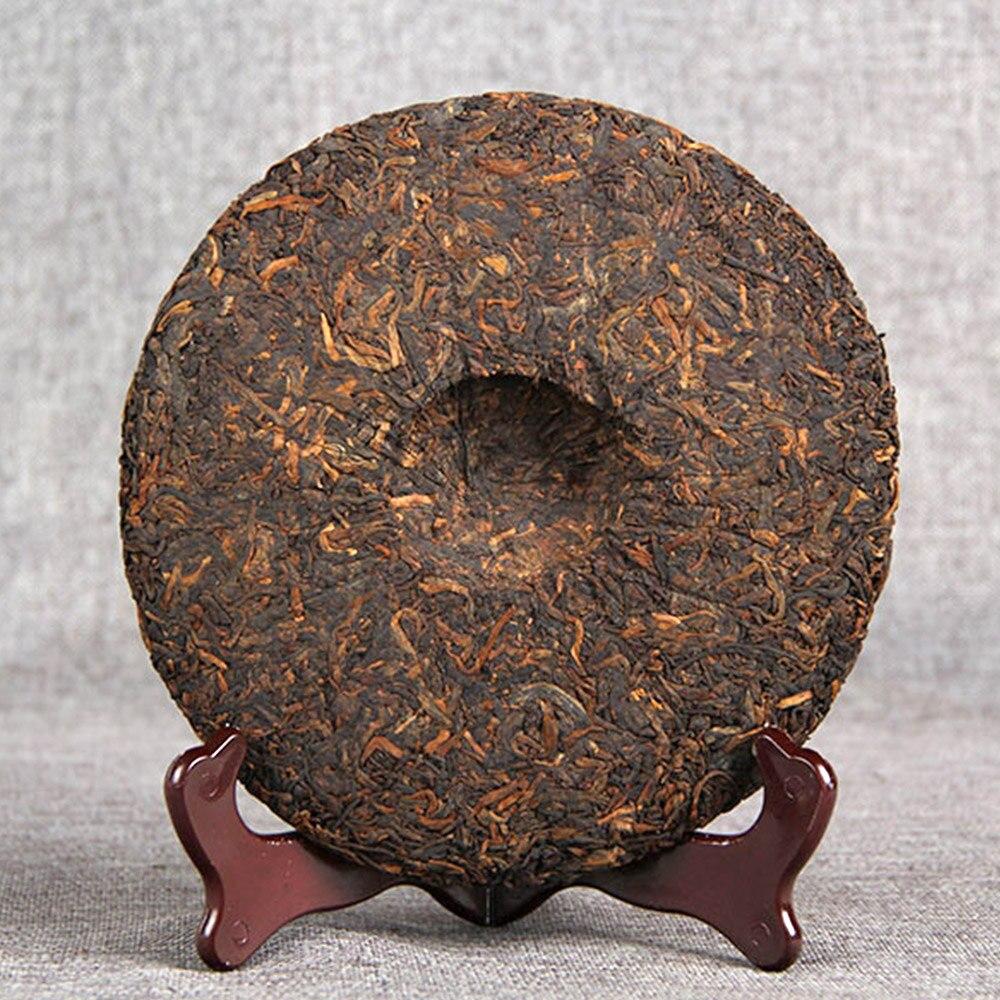 2017 Старое дерево, чистый материал, ферментированный спелый чай Пуэр, Исландский чай Пуэр с золотыми бутонами, 357 г