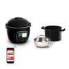 Moulinex Cookeo Touch Wifi, Intelligent Multicooker, 250 Recipes, Fast, 6 L, 6 People, Black CE902800