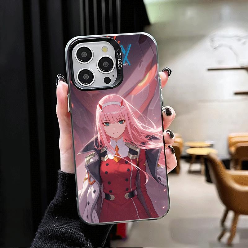 Дорогая Зеро Ту 02 Аниме Ударопрочный Чехол для Телефона для iPhone 17 Air 16 16E 15 Pro Max 14 Plus 13 Mini 12 Задняя Крышка Противоударный Fund