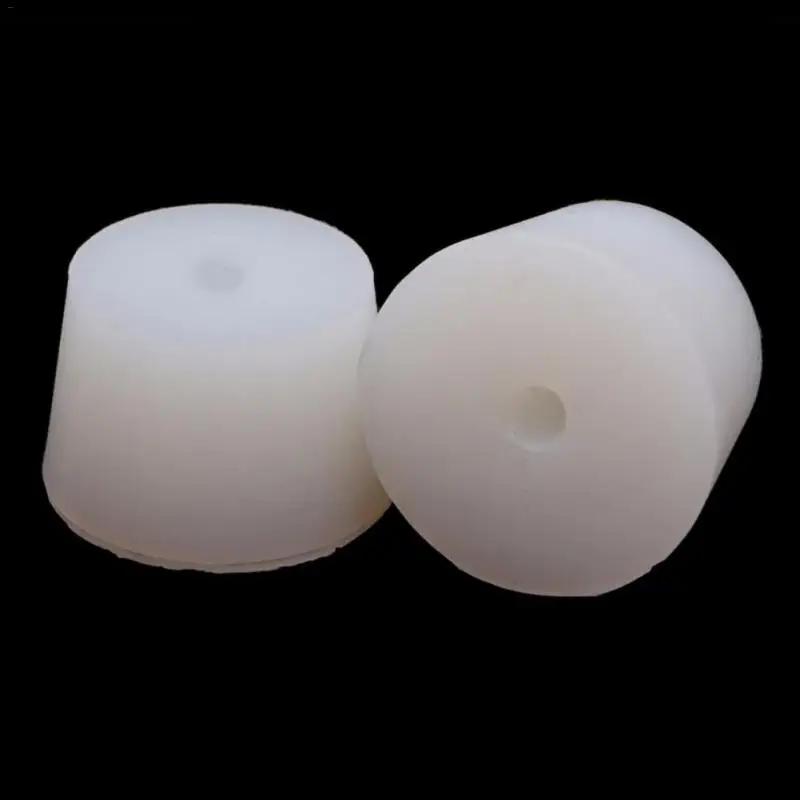 1pcs Silicone Stoppers With Hole Conical Rubber Plugs Test Tube Stoppers For Laboratory Triangular Flasks Plugging Holes