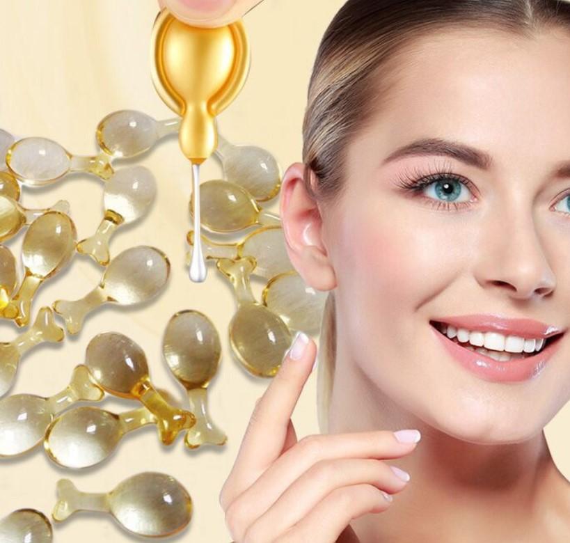 5/10 капсул с гиалуроновой кислотой, капсулы, эссенция, увлажняющая антивозрастная сыворотка для лица