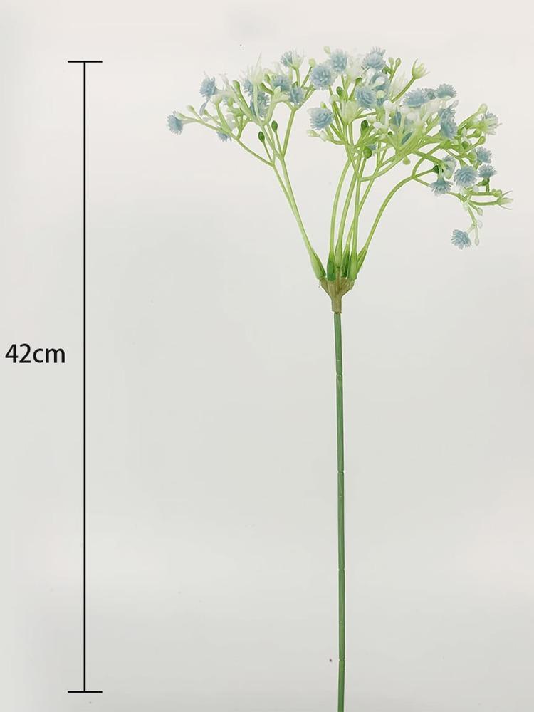 20 шт. 42 см Babys Breath Real Touch Поддельные цветы Гипсофила Цветочные оптом для дома Свадьба Гостиная Сад Декор двора Искусственные цветы