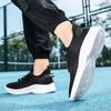 TUINANLE Casual Black Wide Toe Sneakers for Men Breathable Lightweight Mesh Trainers Comfortable Durable Walking Outdoor Activities141