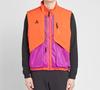 Nike Жилеты Мужские Оранжево-красные С воротником-стойкой Умеренные Городской Techwear BQ3619-634