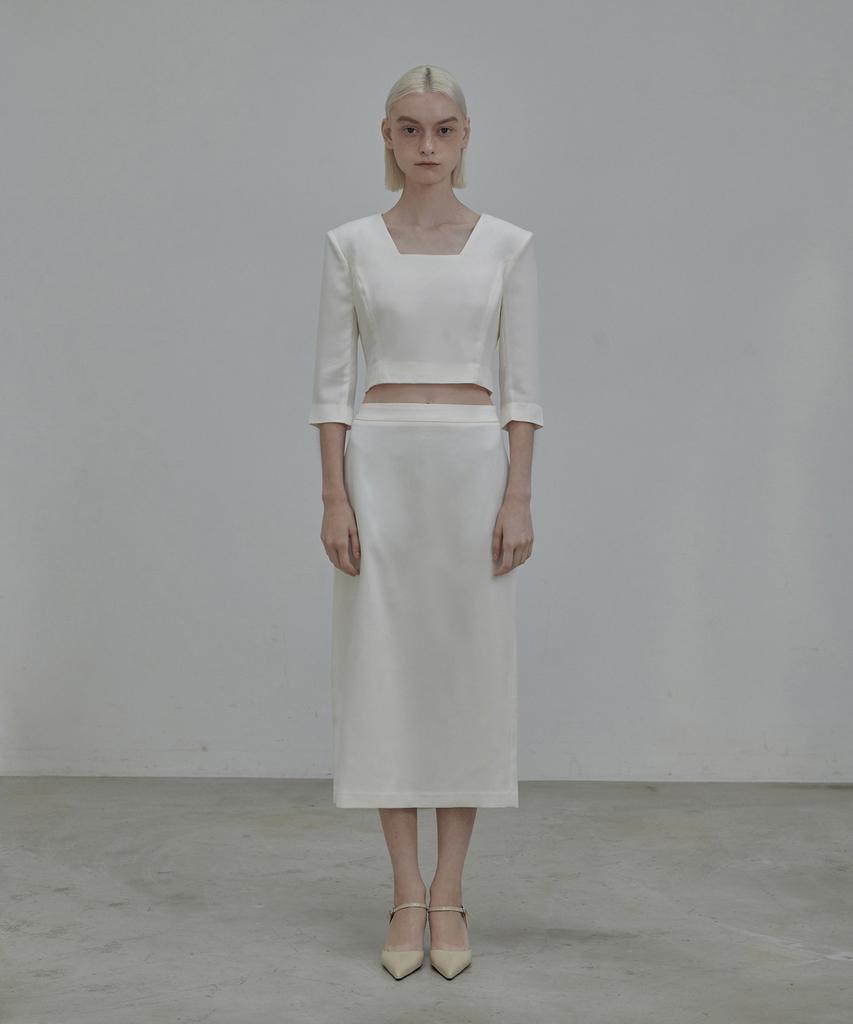 Песочные часы Мавзолея Длинная юбка - Слоновая кость