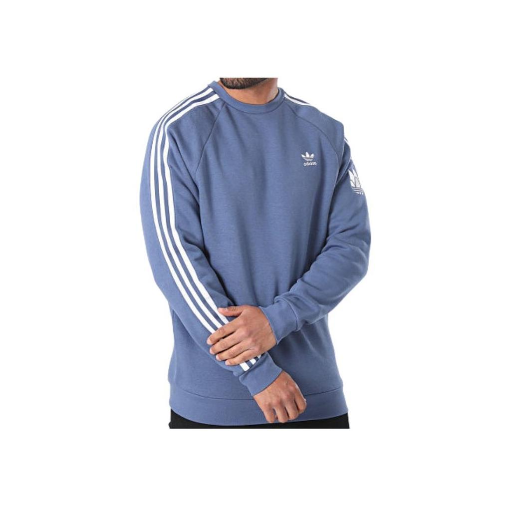 Adidas Спортивная толстовка с круглым вырезом, мужская толстовка темно-синего цвета GN3556