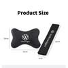For VOLKSWAGEN VW Soft Car Seat Belt Shoulder Pads Safety Headrest Neck Pillow Suit For VW Volkswagen Golf Polo Passat Jetta pas