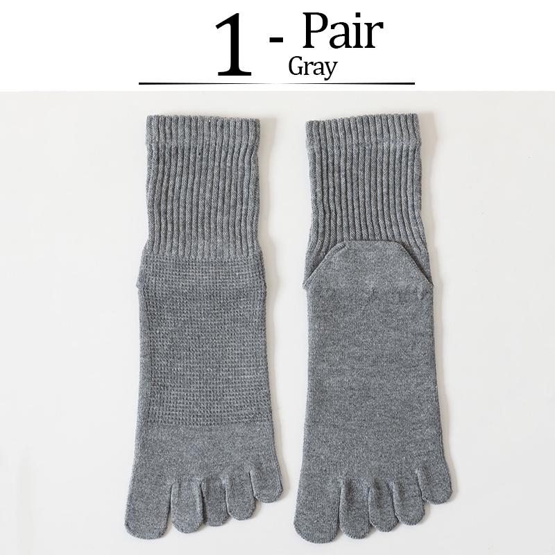 Летние носки для мужчин из 100% хлопка с пятью пальцами, мягкие, эластичные, прочные, сетчатые, дышащие, дезодорирующие, невидимые носки с пальцами