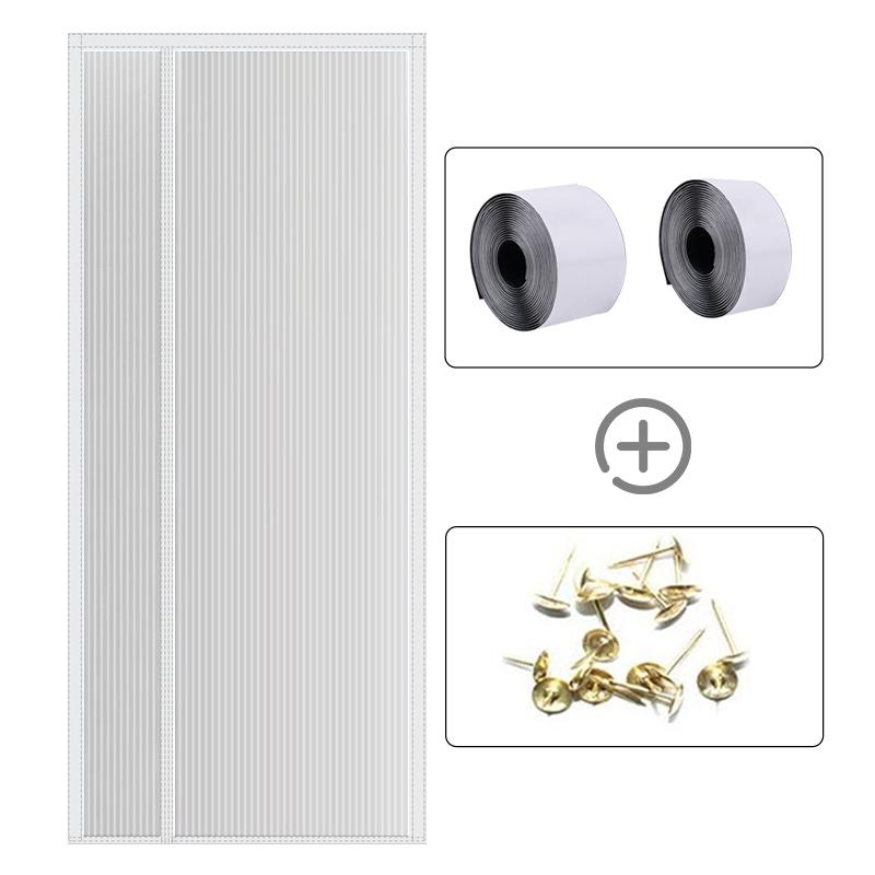 Магнитная дверная сетка Антимоскитная сетка Занавеска Сетка Насекомая Мошка Сетка Автоматически закрывающаяся Дверная сетка Магнитная москитная сетка