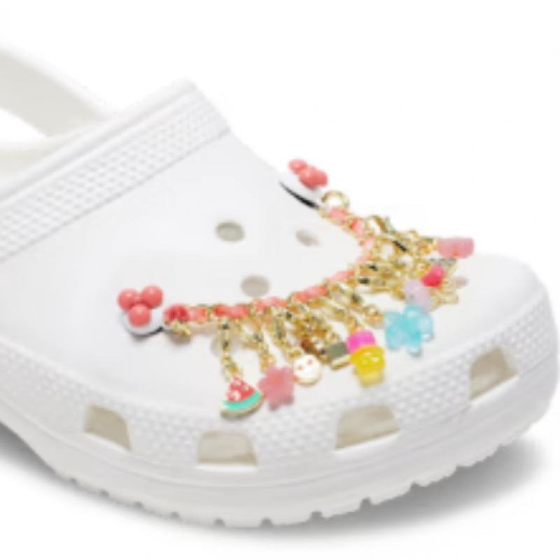 Crocs Набор Jibbitz Розовая Цепочка