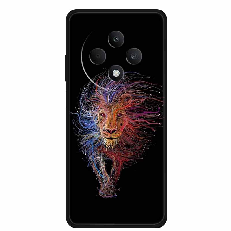 For Oppo Reno12 F 5G Case 12 F 4G Lovely Soft Silicone TPU Painted Cat Phone Cover For Oppo Reno12 FS Back Cases Fundas Bumper