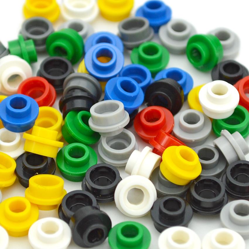 Строительные блоки Детали MOC Пластина Круглая 1x1 с Открытым Штырьком Совместимая с 85861 28626 DIY Образовательные Технические Игрушки для Детей