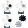 Flower Lapel Pin Fashion Flower Brooches Funtional Clothing Fastener Stylish Dress Clip Suitable for Everyday Wear