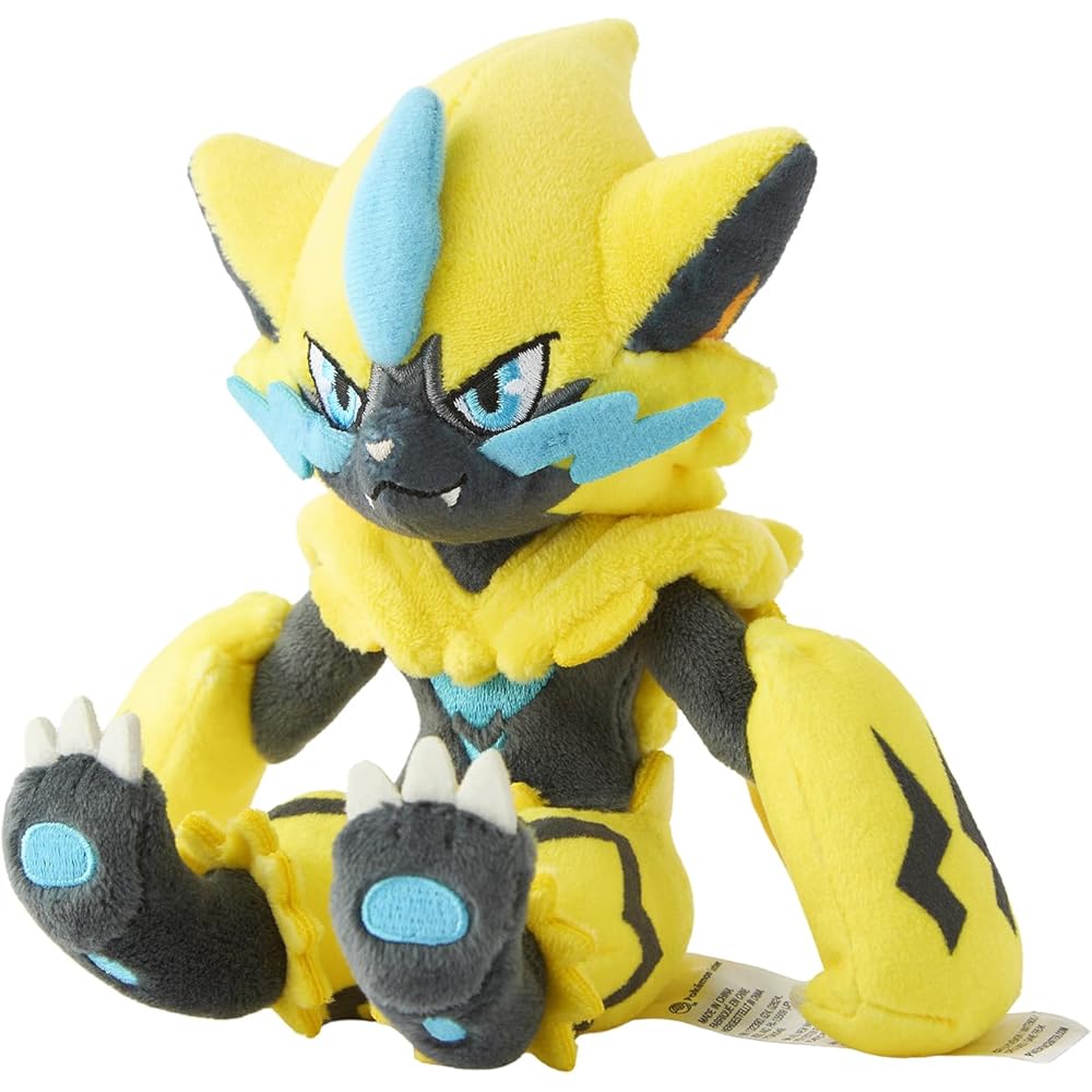 Pokemon Center Original 807 Plush Toy Pokmon Fit Zeraora Soft Stuffed Animal