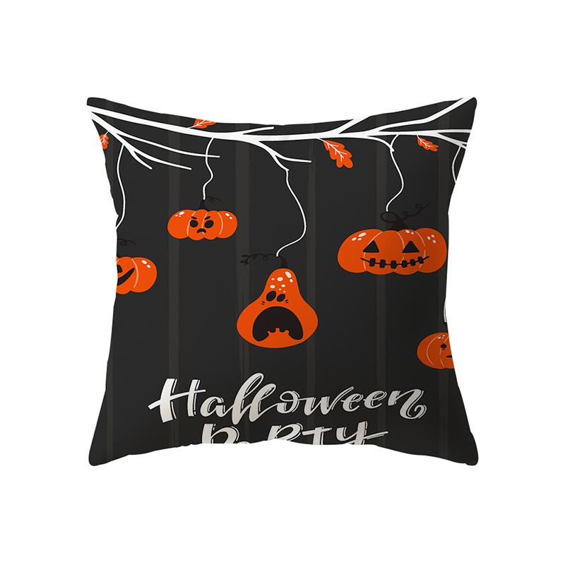 Наволочка с тыквой алфавитом, тема Хэллоуина, наволочка для дивана, стула, кровати, домашний декор