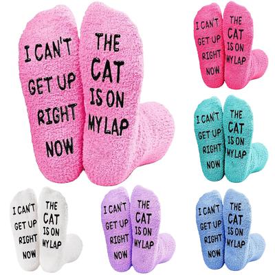 Утолщенные носки для торта Серия животных Напольные носки с буквенным клеем Подошва