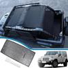 Car Roof Mesh Top Sunshade Cover Anti UV Sun Shade Protection Insulation Net for Jeep Wrangler JL 4 Doors 2018-2023 Accessories