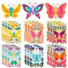 6 Photos/packaging Decoration Butterfly Face Change Sticker for New Products for Children's Butterfly DIY Puzzle Stickers