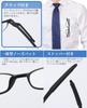 GOKEI Magnifying Glass Glasses Type Ultra Lightweight Blue Light Cutting Magnifying Loupe Glasses Type Magnifying Loupe Type Seeing For For Detailed