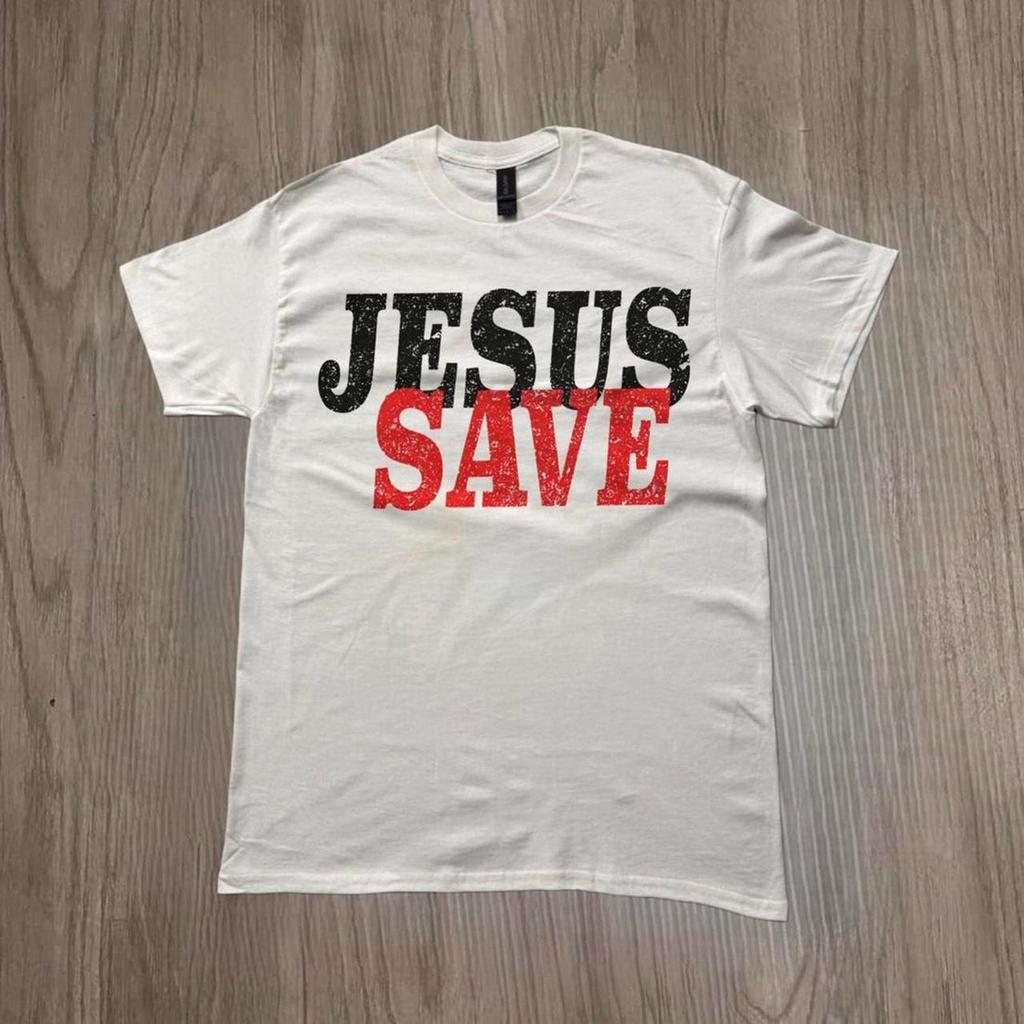 Jesus Saves Shirt, Christian Faith T Shirt, Religious Graphic Tee, Jesus Save Shirt, Christian Streetwear, Faith Apparel