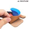 ACCMOS Double Layer Cowhide Archery Finger Tab Adjustable Finger Guard for Recurve Compound Bow Target Shooting Hunting 5