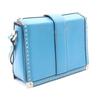 Used MCM Shoulder Bag leather Blue Used Women